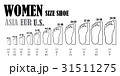 Women Square measure shoe size. 31511275