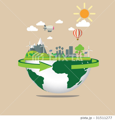 Green Concept Infographic. Green Concept Infographic. 31511277