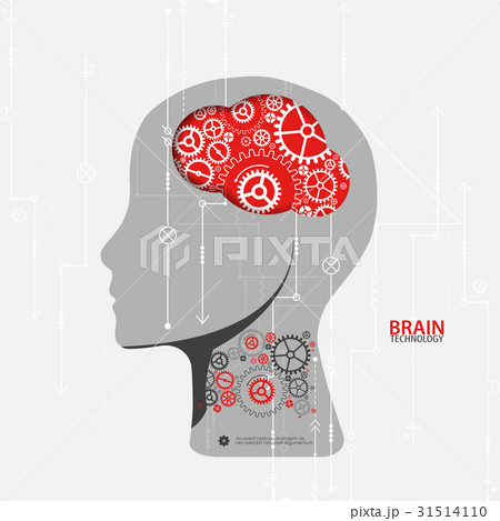 Creative brain concept background. 31514110
