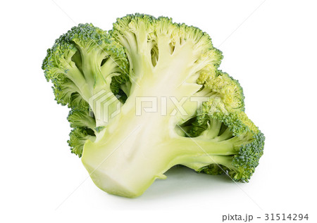 Fresh broccoli isolated on white background 31514294