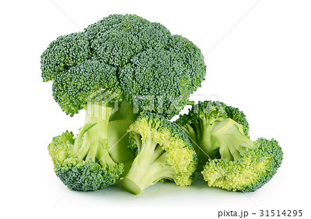 Fresh broccoli isolated on white background Fresh broccoli isolated on white background 31514295