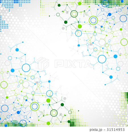 Science Template Wallpaper Dna Molecules のイラスト素材