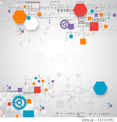 Abstract technology background. Vector 31515391