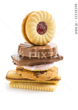 Various sweet biscuits. Various sweet biscuits. 31516109