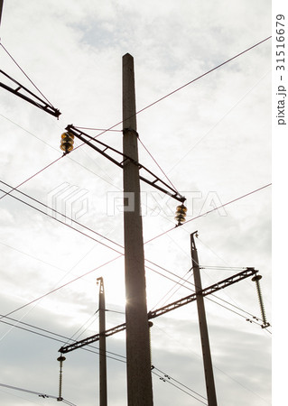 High Voltage Electric Tower. High Voltage Electric Tower. 31516679