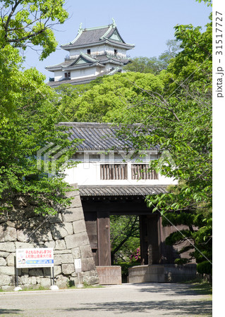 和歌山城の天守と岡口門 31517727