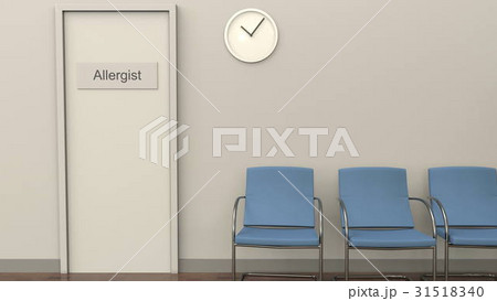 Waiting room at allergist office. Medical practice 31518340