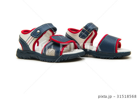Baby shoes isolated on the white background Baby shoes isolated on the white background 31518568
