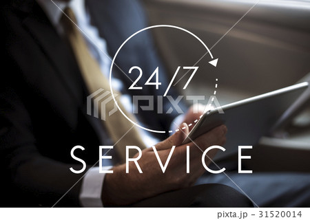 Customer Service 24 hours 7 Days Support Graphic 31520014