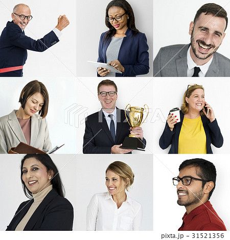 Collection of successful business people Collection of successful business people 31521356