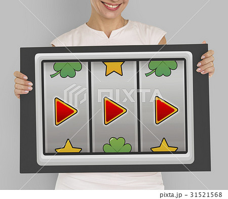 Slot Machine Casino Multimedia Icons 31521568