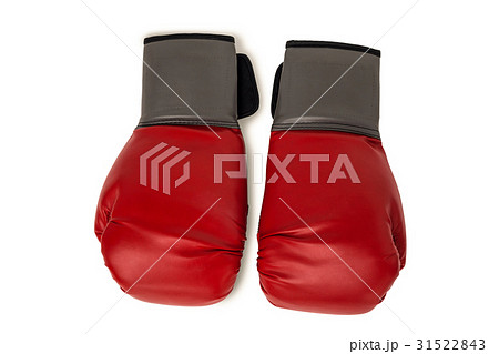 Boxing gloves on white background 31522843