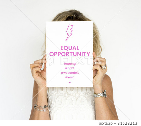 Woman holding network graphic overlay banner 31523213