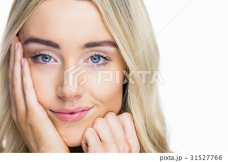Smiling beautiful woman posing with natural makeup Smiling beautiful woman posing with natural makeup 31527766