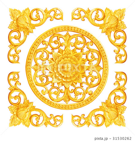 Pattern of flower carved for decoration i Pattern of flower carved for decoration i 31530262