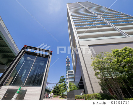 名古屋市中区都市風景 東別院 名古屋市営地下鉄出入口 エレベーター 名古屋市中区都市風景 東別院 名古屋市営地下鉄出入口 エレベーター 31531714