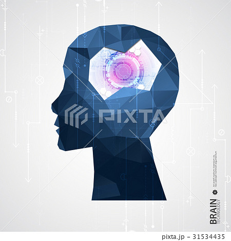 Creative brain concept background Creative brain concept background 31534435