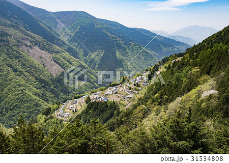 長野 遠山郷 下栗の里を眺める 長野 遠山郷 下栗の里を眺める 31534808