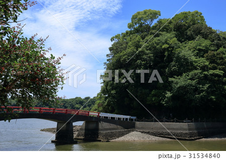 浦戸湾 ツヅキ島へ渡る橋 浦戸湾 ツヅキ島へ渡る橋 31534840