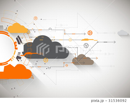 Web cloud technology business abstract background. 31536092