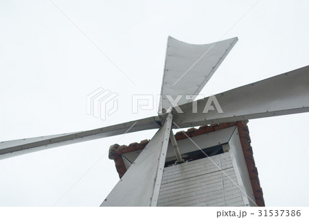 wind turbine low angle with sky background wind turbine low angle with sky background 31537386