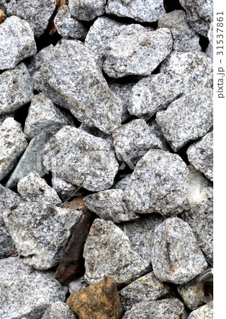 Stones on ground texture 31537861