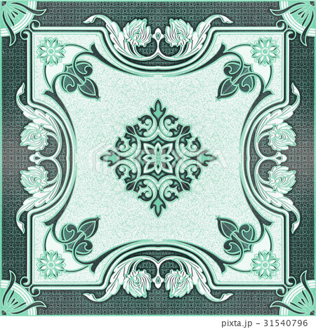 Beautiful old wall tiles patterns in park public. Beautiful old wall tiles patterns in park public. 31540796