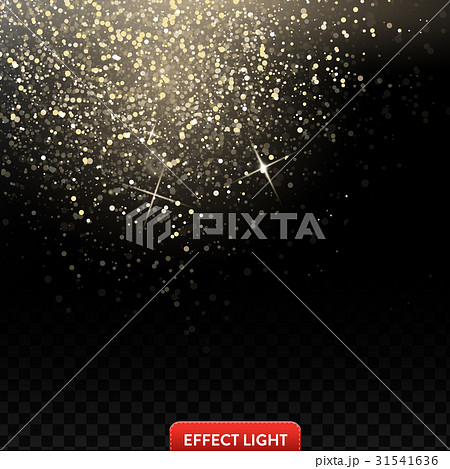 Vector illustration of a falling shiny golden Vector illustration of a falling shiny golden 31541636