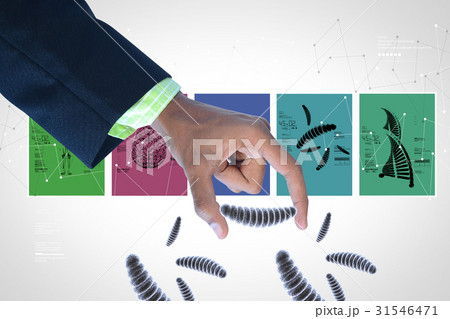 Man showing bacteria 31546471