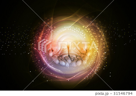 Presentation of man hand Presentation of man hand 31546794