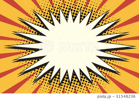 white cartoon yellow splash on pop art background white cartoon yellow splash on pop art background 31548236