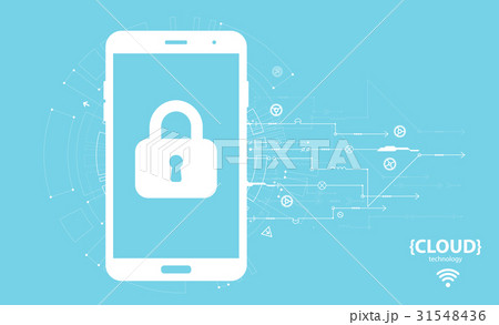 Cloud computing storage. Mobile security 31548436