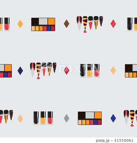 Beauty set with colorful vector beauty products  31550061