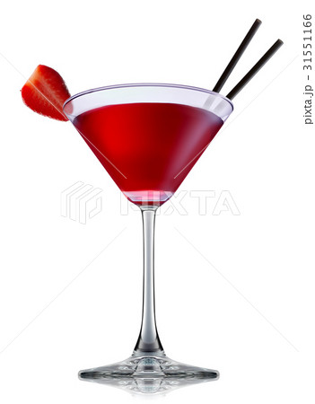 alcohol cocktail isolated on white background 31551166