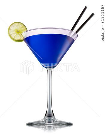 alcohol cocktail isolated on white background 31551167