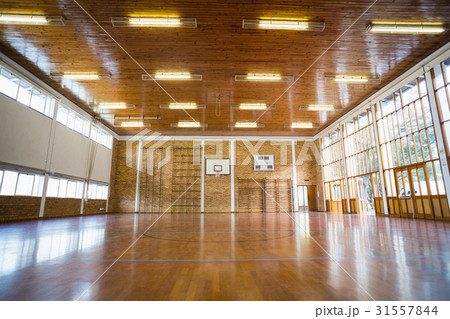 Interior of school gym hall 31557844