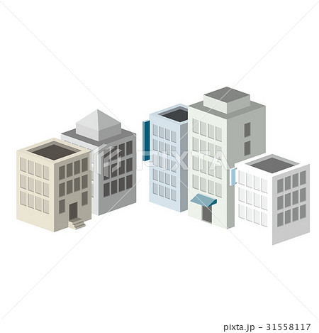建物3d ビル25のイラスト素材