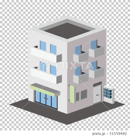 3D building apartment 4 31559492