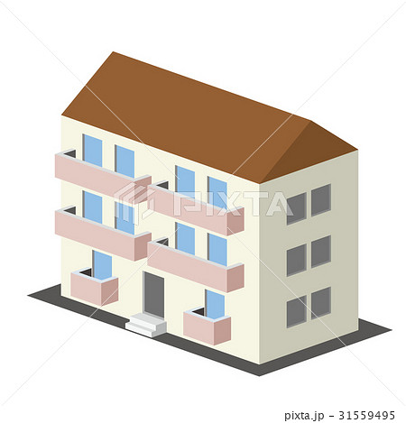3D建物 マンション7 31559495