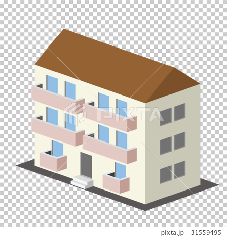 3D建物 マンション7 31559495
