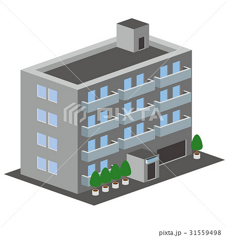 3D建物 マンション10 31559498