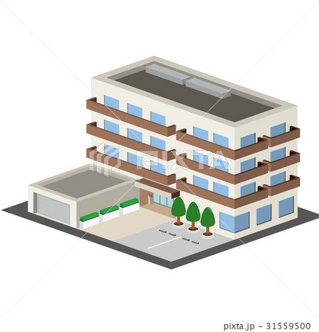 3D建物 マンション12 3D建物 マンション12 31559500
