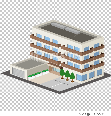 3D建物 マンション12 3D建物 マンション12 31559500