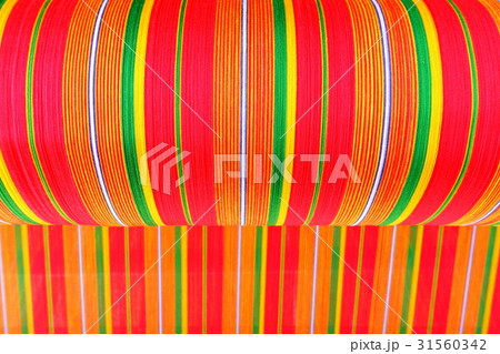 Thai silk produced by traditional loom 31560342