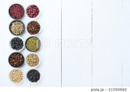 Different beans in bowl for background Different beans in bowl for background 31560666