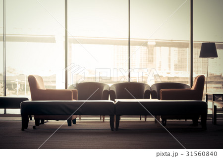 living room which can see cityscape at sunset living room which can see cityscape at sunset 31560840