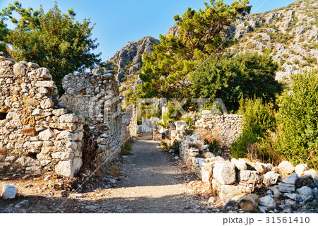 Avenue North Necropolis Ruins ancient city Olympos Avenue North Necropolis Ruins ancient city Olympos 31561410