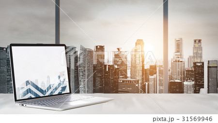 Work place with panoramic view 31569946