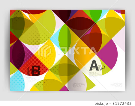 Abstract circle design business annual report 31572432