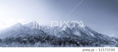 国立公園 雪岳山 束草市の写真素材